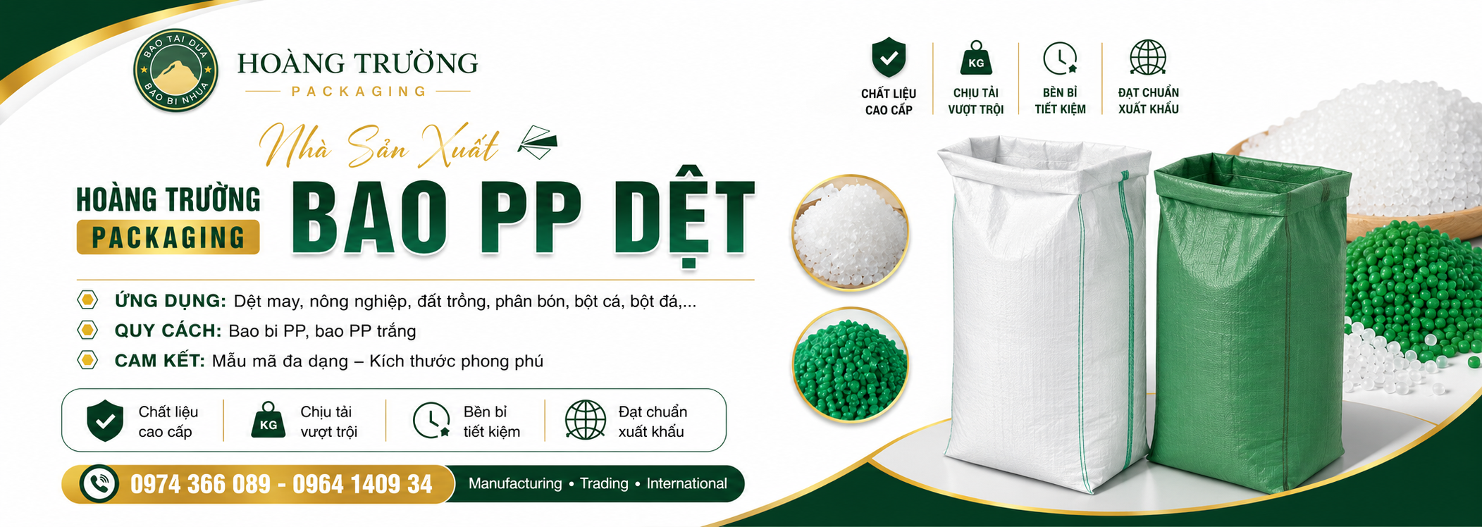 CÔNG TY TNHH SẢN XUẤT THƯƠNG MẠI QUỐC TẾ HOÀNG TRƯỜNG PACKAGING